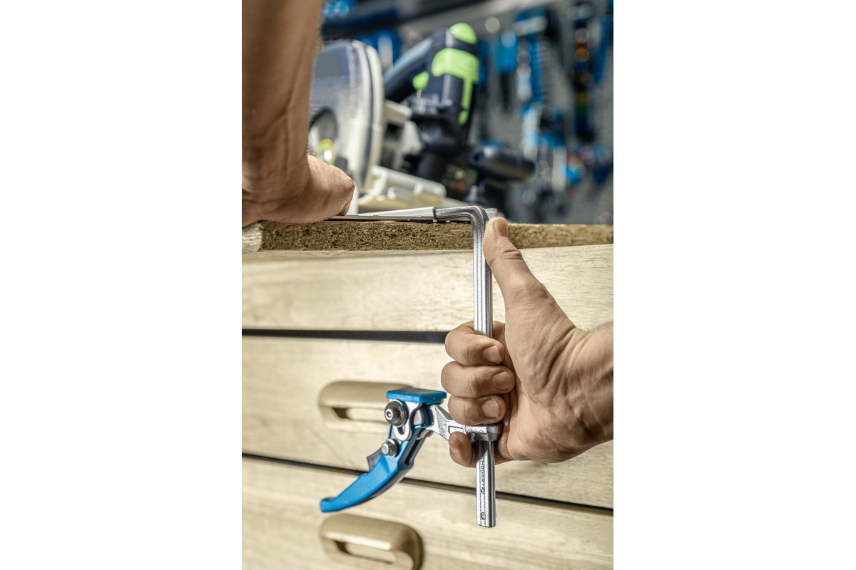 Струбцина рычажная быстрозажимная, кованая 300 мм