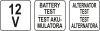 Тестер діодний цифровий STHOR напруги акумуляторів і генераторів до 12 В [24/48]