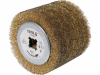 Щітка-вал до шліфувально-брашувальної машинки YATO зі стал дротян ворсом, Ø= 120/19 мм, шир.- 100 мм