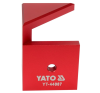 Шаблон розмічальний YATO об'ємно кутовий зі шкалою, 60х 45х 45 мм(DW)