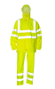 Костюм от дождя (куртка + брюки) с PU покрытием GLASGOW YELLOW M –3XL