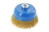 Щітка торцева 100 мм M14, латунний дріт 0,3 мм