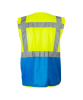 Жилет сигнальный COVENTRY со светоотражающими лентами S-3XL желто-синий