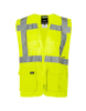Жилет сигнальный COVENTRY со светоотражающими лентами S-3XL желтый