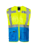 Жилет сигнальный COVENTRY со светоотражающими лентами S-3XL желто-синий
