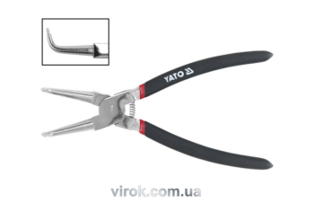 Знімач стопорних кілець YATO загн. (зжим) l=150мм [6/120]