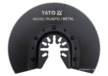 Полотно-насадка різальне YATO HSS сегментне для реноватора, Ø= 88 мм [10/100]