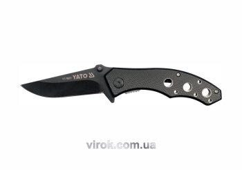 Ніж складний YATO : металева ручка, L= 190 мм [12/120]