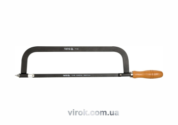 Ножiвка по металу YATO : L= 300 мм. дерев'яна ручка [10]