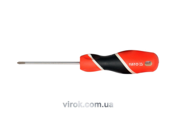 Викрутка хрестова YATO : "Philips" PH0 х 100 мм [12/96/384]