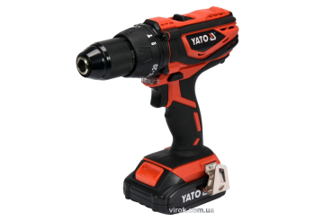 Шуруповерт-дриль ударний акумулят. Li-Ion YATO: V18В, крутн.мом.- 40 Нм, 2 Агод, патрон Ø≤13 мм  [5]