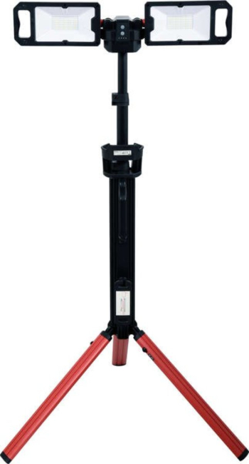 Прожектори 2 шт. 2828 SMD-діодні YATO: акумул. 4,7 В, 500-5000 Lm, на штативі h= 95-140 см [2]