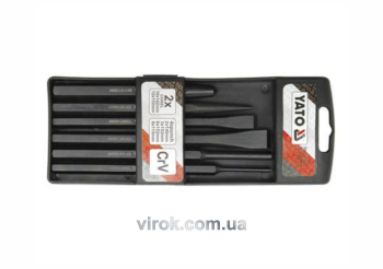 Зубило, кернер і пробійник YATO, Набір 6пр.. [6/24]