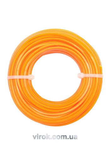 Жилка до газонокосарки квадрат із серцевиною FLO, d= 2,4 мм, l= 15 м [10/120]