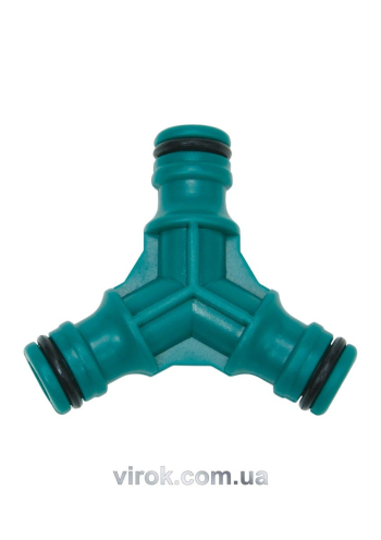 Трійник - з'єднювач FLO для шланга /ABS/ (БЛІСТЕР) [24]