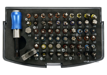 Набір насадок викруткових YATO з тримачем : 1/4", 59 шт. [20]