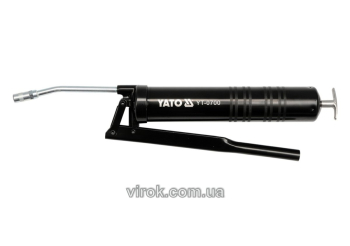 Шприц мастильний YATO, 500 см³, m= 400 гр. з картриджем [20/280]