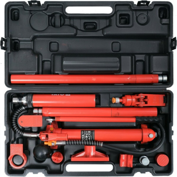 Стійка розпірна гідравлічна в наборі YATO 10 т, хід штока- 135 мм, діапазон приводу- 355-495 мм [1]