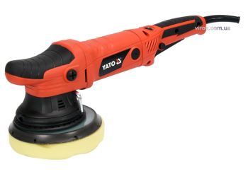 Полірувальна орбіт.ексцентрикова машина мережева YATO; 720 Вт, круг Ø=150 мм, 2100-5000 об/хв [4/48]