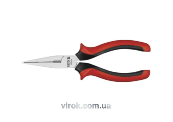 Плоскогубці подовжені прямі YATO : L= 160 мм. [6/60]