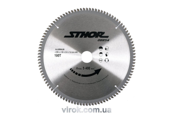 Диск пильний для алюмінію STHOR. Ø= 250/30 мм, h= 3 мм, 100 зубів [10/20]