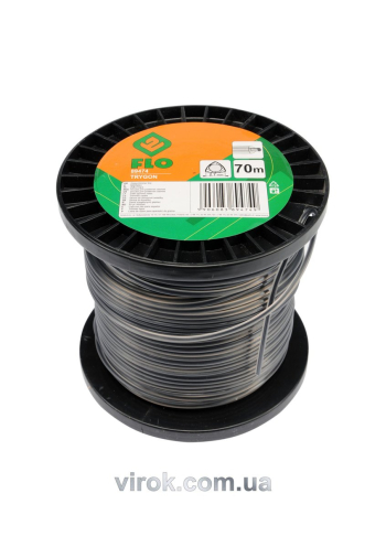 Жилка для тримера трикутник FLO : Ø= 2,7 мм; l= 70 м (бобіна)  [10/20]