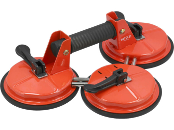 Присоска вакуумна YATO: 3 чашки Ø= 150 мм, m= 155 кг [10]