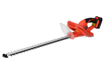 Кущоріз до живоплоту акумуляторні YATO Li-Ion 18В, 2 АГод, обрізні леза l=56 см з зарядним пристроєм