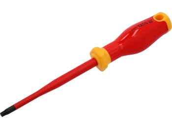Викрутка з шліцом TORX діелектрична ізольована YATO: T30х 125/ 233 мм, оголений шліц- 17 мм [12]