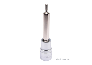 Головка торцева YATO квадрат 1/2 "SPLINE" подовжена M5, L= 100 мм [20/120]