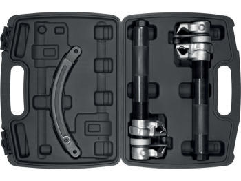 Знімачі пружин YATO з діапазоном 30-280 мм, 2 шт і двоплечий важіль-тримач [4]