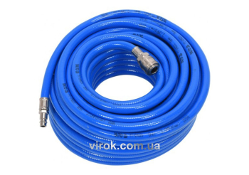 Шланг пневматичний ПВХ YATO з швидкоз'єднув. наконечниками; Ø=8 мм, макс. тиск 20 Bar, l=20 м [4]
