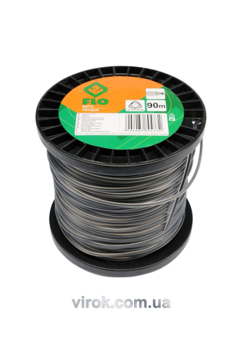 Жилка для тримера трикутник FLO : Ø= 2,4 мм; l= 90 м (бобіна)  [10/20]