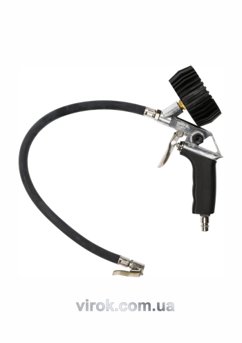 Пістолет для накачування шин YATO з манометром P ≤ 0.8 MPa, з'єднання Ø= 1/4" [8/40]
