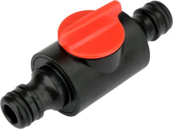 Клапан з'єднувальний з 2 швидкороз'ємами YATO для водяних шлангів Ø= 1/2" з ABS, ASA  [12/120]