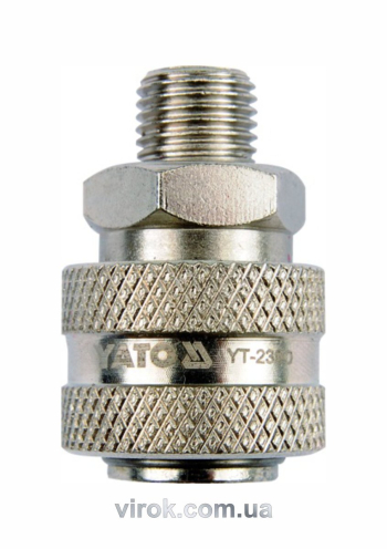 Швидкоз'єднувана муфта YATO з зовніш. різьбою Ø= 1/4" [20/120]