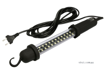 Світильник переносний з гачком, світлодіодн, електромер. 230В  VOREL; P= 4,5Вт, яскрав. P= 400lm[10]