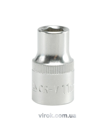 Головка торцева 6-гранна YATO : квадрат 1/2", М= 11 мм, L= 38 мм [12/120/240]