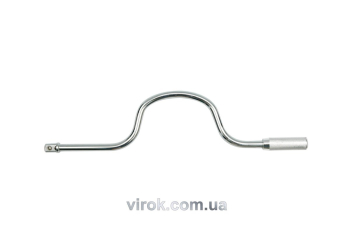 Вороток дуговий (коловорот) для торцевих головок VOREL з квадр. 1/2", l= 400 мм  [40]