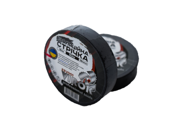 Стрічка ізоляційна VIROK : 15 мм х 10 м x 0,18 мм ЧОРНА [15/240]