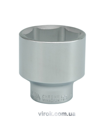 Головка торцева 6-гранна YATO : квадрат 3/4", М= 55 мм, L= 75 мм [4/20]