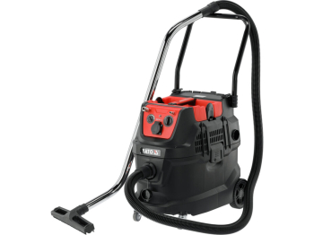 Порохотяг з автоматичним струшуванням мережевий 230 В YATO 1600/ 3600 Вт збірний бак-40л фільтр HEPA