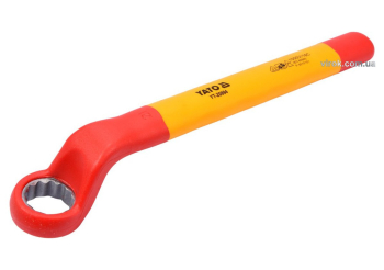 Ключ накидний електрика VDE YATO : М21 мм, вигнутий до 1000V(DW)