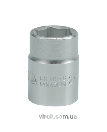 Головка торцева 6-гранна YATO : квадрат 3/4", М= 24 мм, L= 50 мм [12/96]