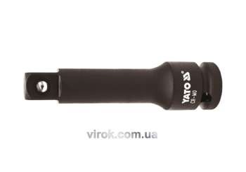 Подовжувач ударний YATO : квадрат 1/2", L= 75 мм [40/160]