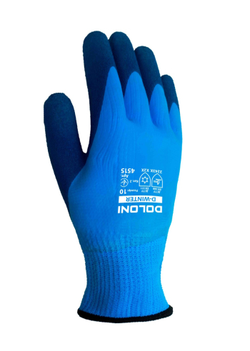 Перчатки утепленные с полным латексным покрытием, D-WINTER
