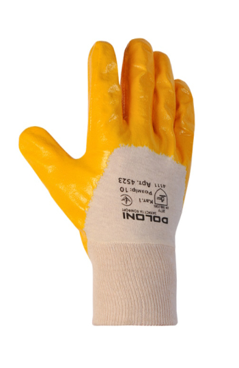 Перчатки D-OIL трикотажные с нитриловым покрытием 4523