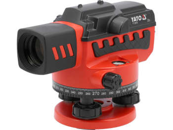 Нівелір оптичний авто-налаш YATO об'єктив Ø= 38мм, кратніс- 32Х, раді дії- 0,5-50 м, точніс- 1мм/30м
