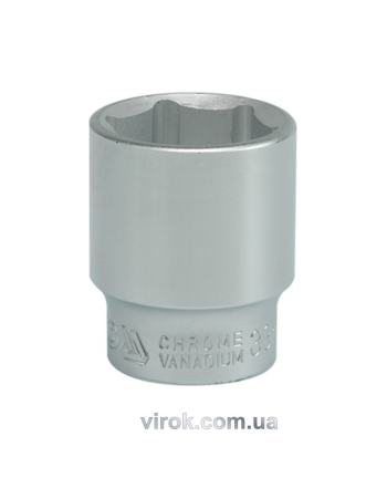 Головка торцева 6-гранна YATO : квадрат 3/4", М= 33 мм, L= 55 мм [8/48]