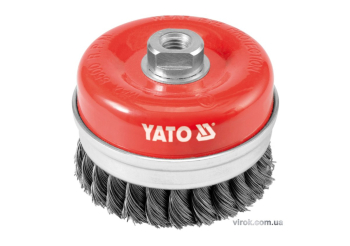 Щітка - крацовка YATO *чашка* Ø=100мм [4/16]